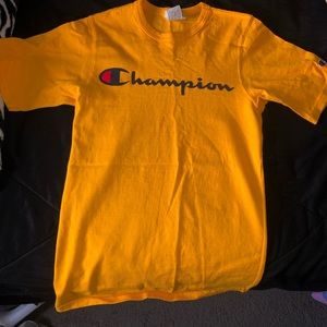 Yellow/Gold Unisex champion t-shirt
